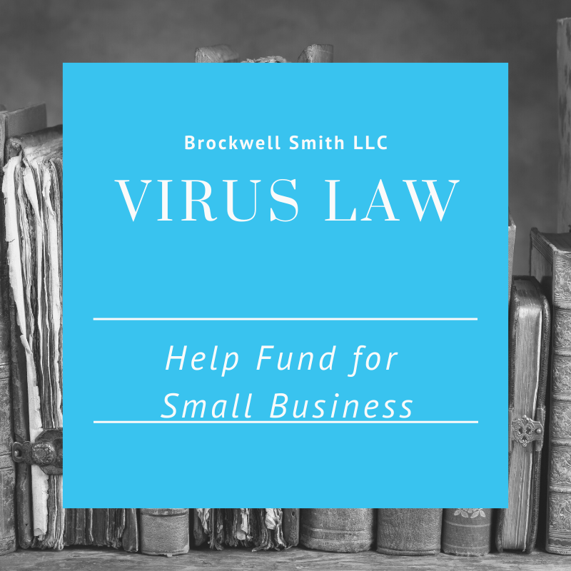 Virus Law – Help Fund for Small Business